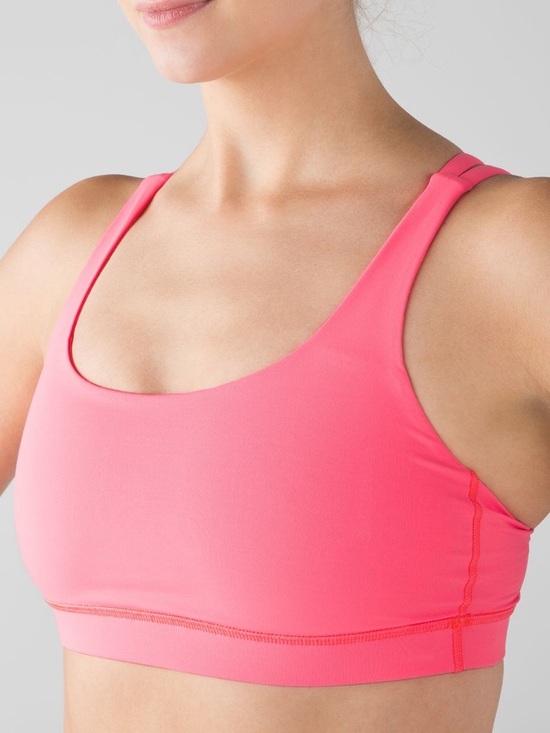 Lululemon Coral Pink Energy Bra - Picture 7 of 7